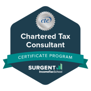 Chartered Tax Consultant (CTC) Certificate Program (Copy)